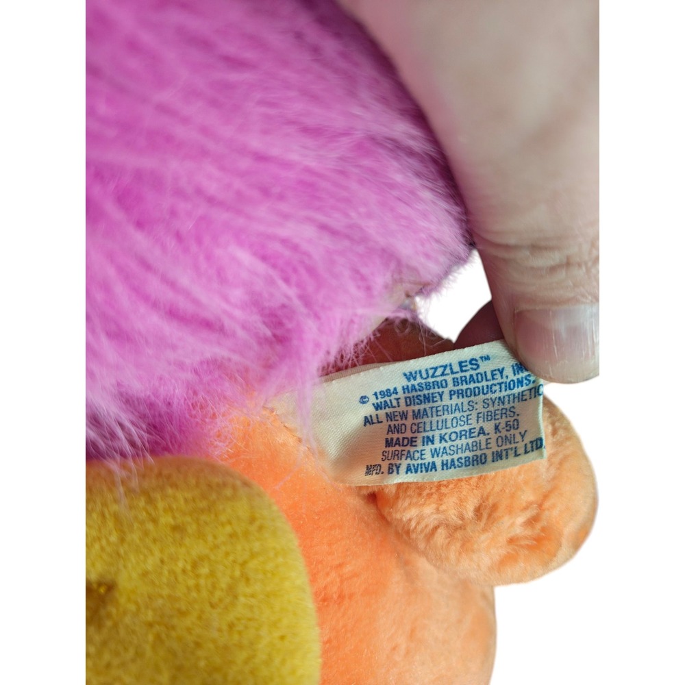 Vintage 1984 Hasbro Wuzzles Bumblelion Plush Rare Retro Softies Collectible - Picture 6 of 6
